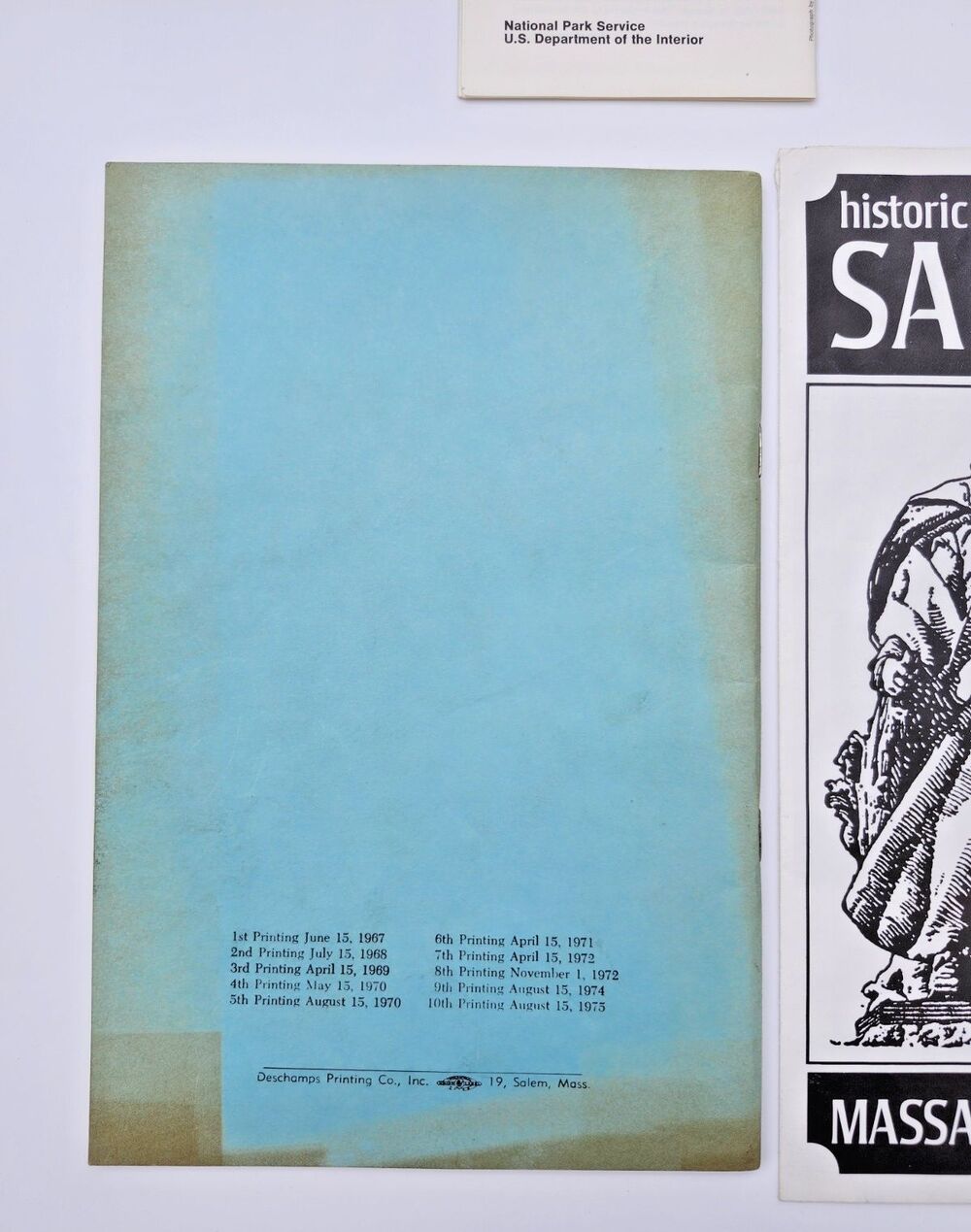 VTG 1976 Salem MA Bicentennial Brochure Ephemera Lot Witch Museum Map Maritime - Picture 8 of 16